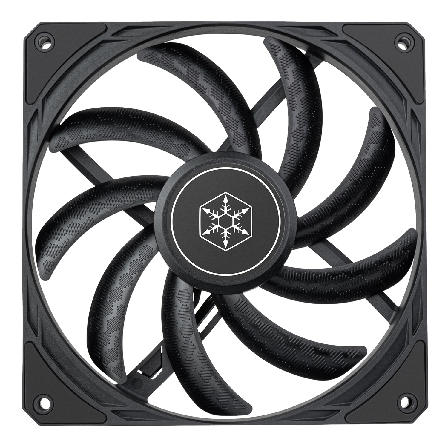 SilverStone SST-AS140B Ventilatore 14 cm Nero - 1700 Giri/min, Cuscinetto Fluido Dinamico