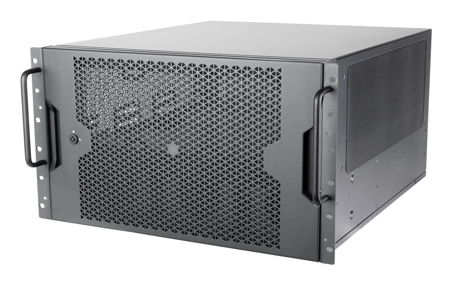 Silverstone RM600 Supporto Nero - Enclosure Rack 6U con Doppia Alimentazione e Supporto per 3 Dissipatori da 360 mm