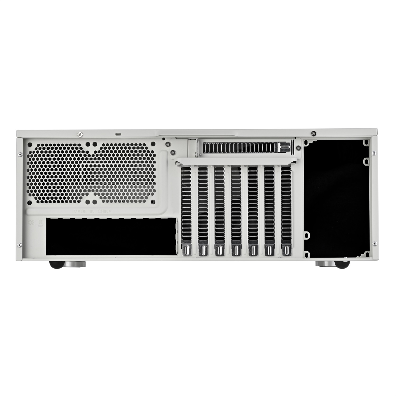 Silverstone Technology SST-FLP01W - Case HTPC ATX Bianco in stile retrò con USB Type-C