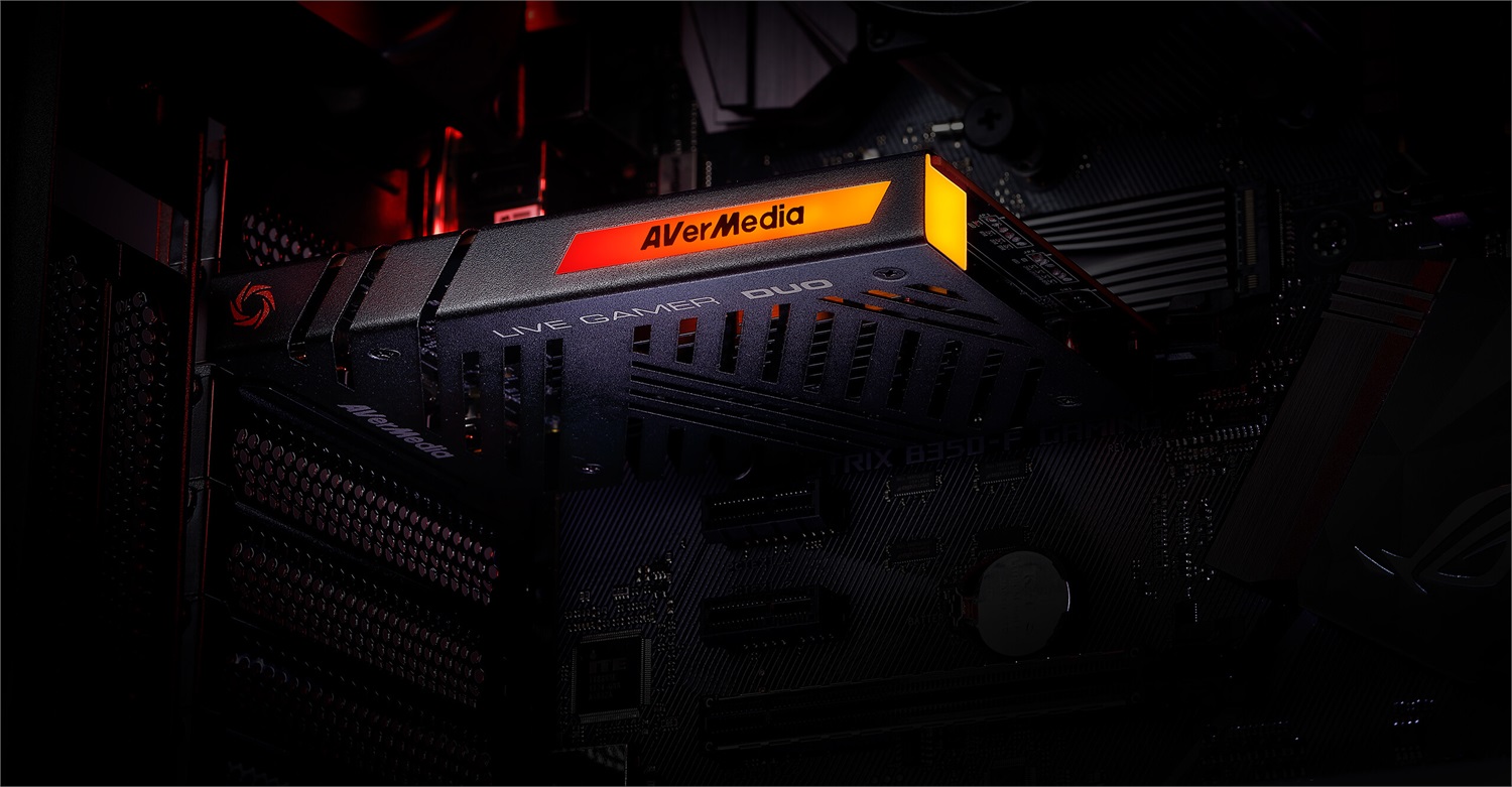 AVerMedia Live Gamer Duo GC570D - Scheda di acquisizione video PCIe Interna 4Kp60 HDR-Passthrough con 2xHDMI