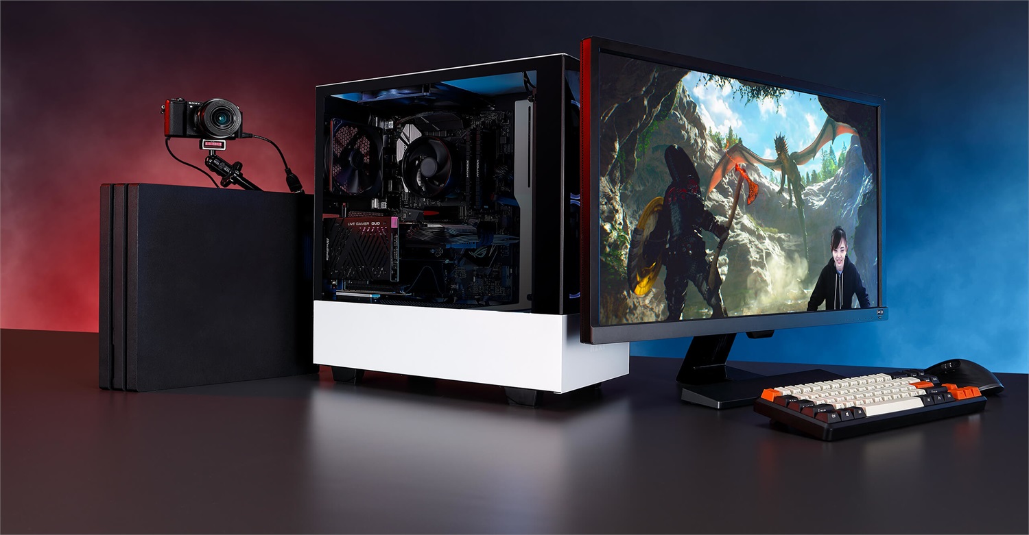 AVerMedia Live Gamer Duo GC570D - Scheda di acquisizione video PCIe Interna 4Kp60 HDR-Passthrough con 2xHDMI