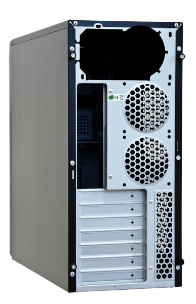 Chieftec LG-01B-OP Case Midi Tower Nero - Supporto ATX e Micro-ATX, Ventole 80/120 mm