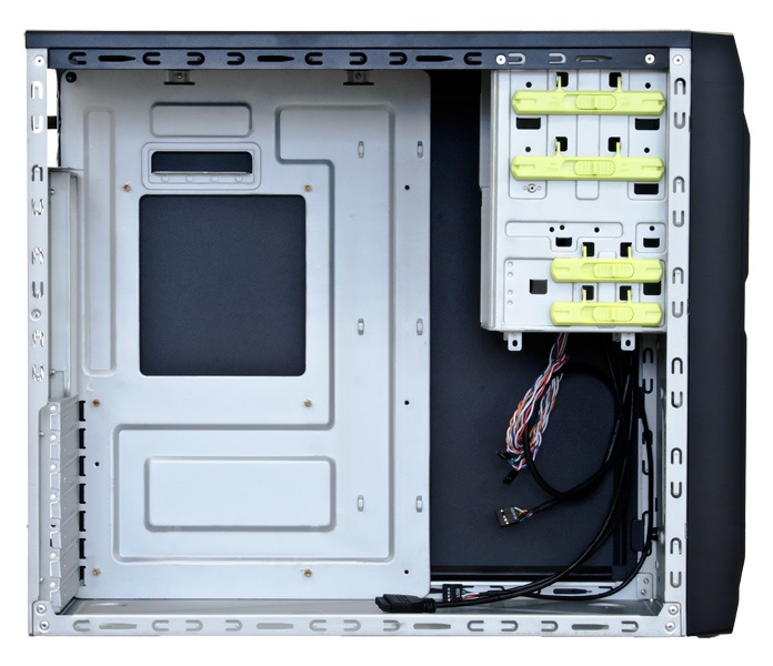 Chieftec LG-01B-OP Case Midi Tower Nero - Supporto ATX e Micro-ATX, Ventole 80/120 mm