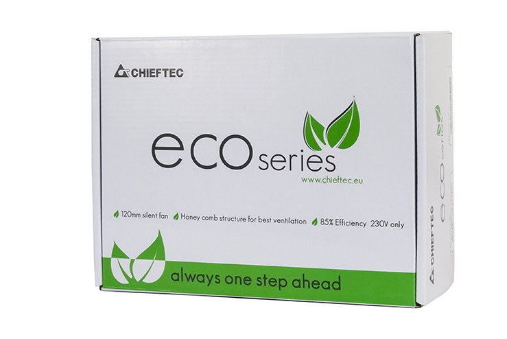 Chieftec GPE-500S Alimentatore per Computer 500W 24-pin ATX PS/2 Nero con Ventilatore da 12 cm