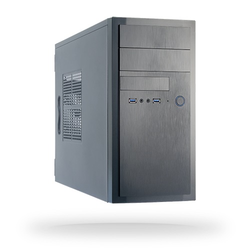 Chieftec HT-01B-350GPB Computer Case Midi Tower Nero con Alimentatore da 350W