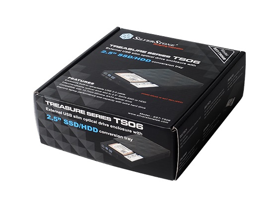 SilverStone SST-TS06 - Adattatore per SSD/HDD 2.5