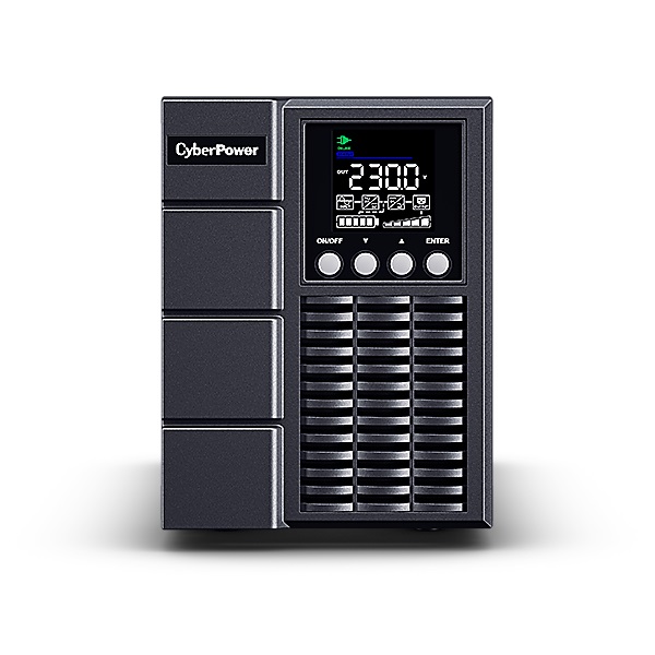 CyberPower OLS1000EA Gruppo di Continuità (UPS) Doppia Conversione Online 1000 VA 900 W con Onda Sinusoidale Pura e 3 Prese AC