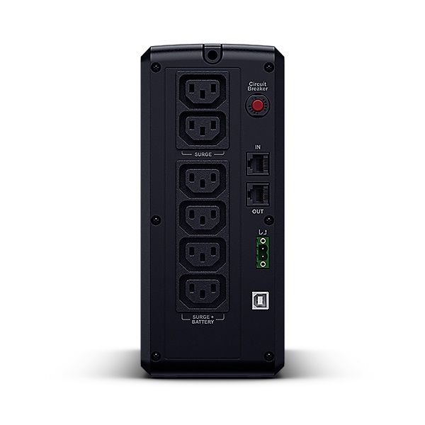 CyberPower UT1200EIG Gruppo di Continuità (UPS) A Linea Interattiva 1,2 kVA 700 W con 6 Prese AC e Tecnologia Batteria VRLA