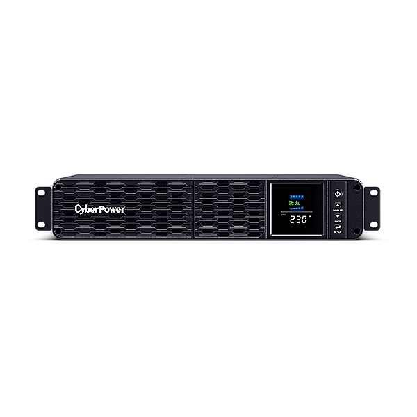 CyberPower CP2000EIPFCRM2U Gruppo di Continuità (UPS) A Linea Interattiva 2 kVA 1200 W con 8 Prese AC, Onda Sinusoidale Pura, AVR, LCD e Protezione LAN