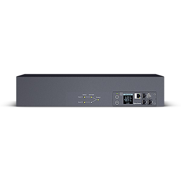 CyberPower PDU44302 Unità di Distribuzione dell'Energia (PDU) 18 Presa AC 2U Nero - DUAL-BANK SWITCHED AUTOMATIC - TRANSFER SWITCH (ATS) 32A 16XC13
