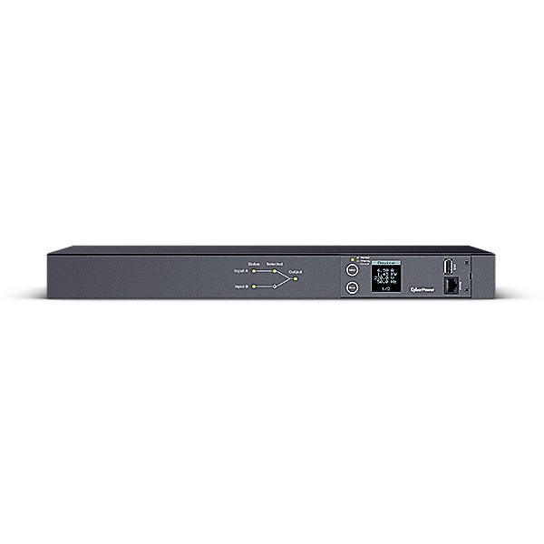 CyberPower PDU24005 Unità di Distribuzione dell'Energia (PDU) Monitorata 10 Prese AC 1U Nero, Capacità Rack 1U, Tipo Monofase, Lunghezza Cavo 3,05 m