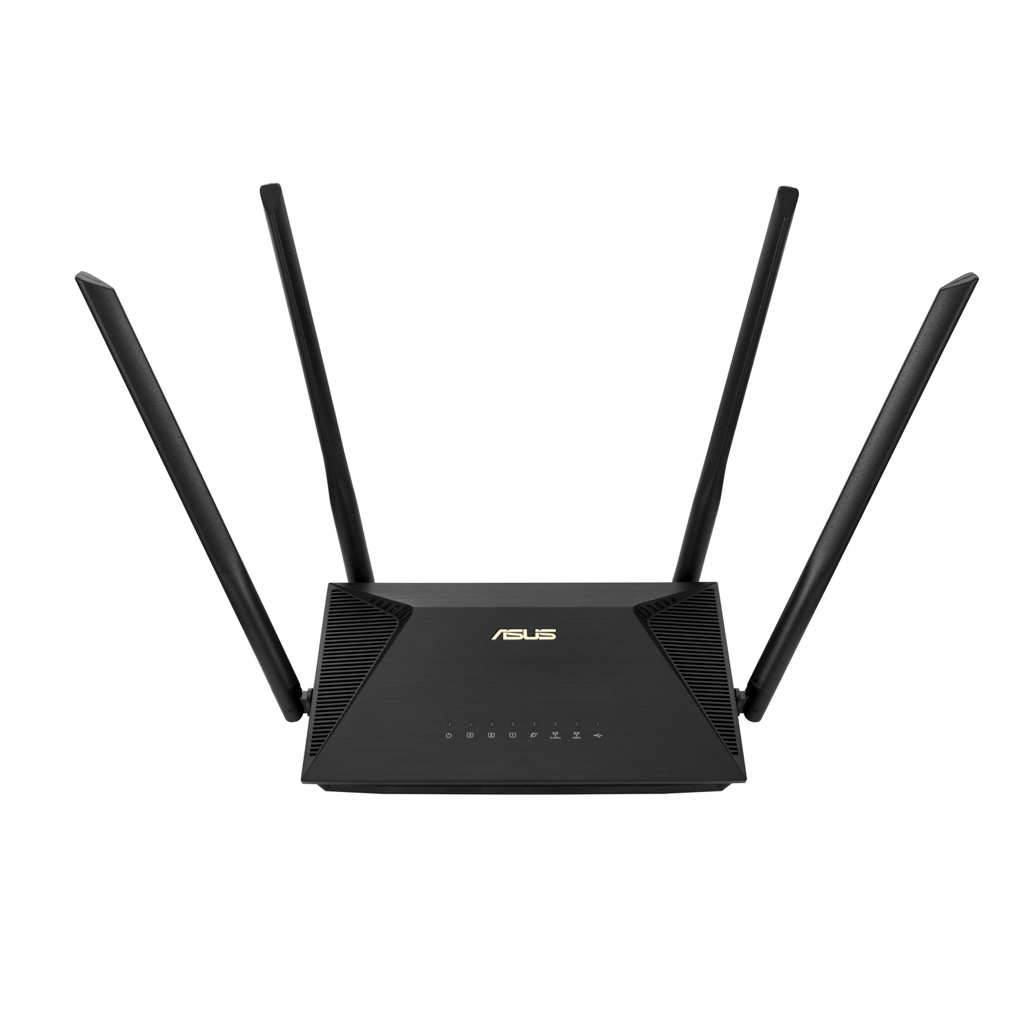 ASUS RT-AX53U Router Wireless Gigabit AX1800 Wi-Fi 6 Dual-Band (2.4 GHz/5 GHz) con 4 Porte LAN e Mobile Tethering - Nero