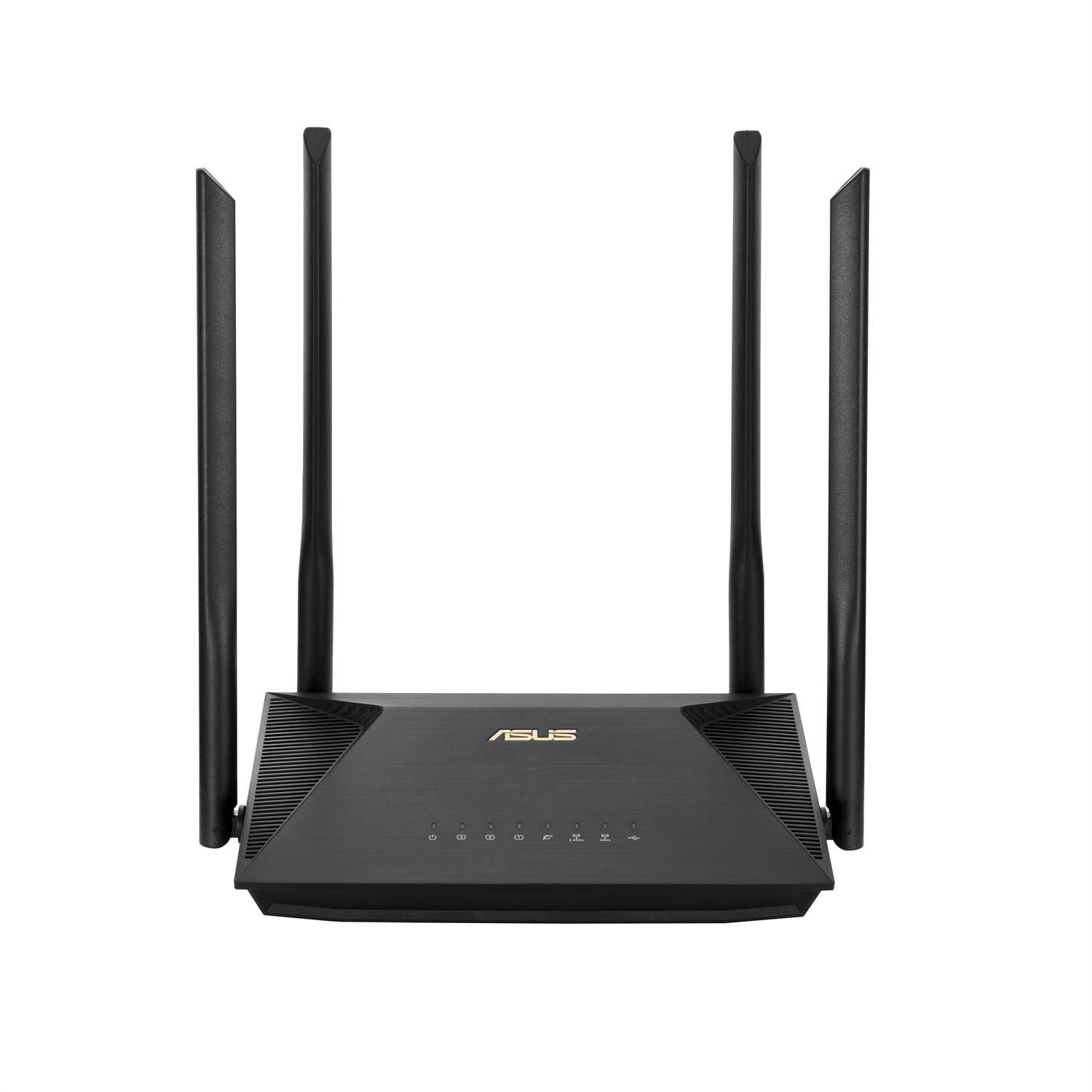 ASUS RT-AX53U Router Wireless Gigabit AX1800 Wi-Fi 6 Dual-Band (2.4 GHz/5 GHz) con 4 Porte LAN e Mobile Tethering - Nero