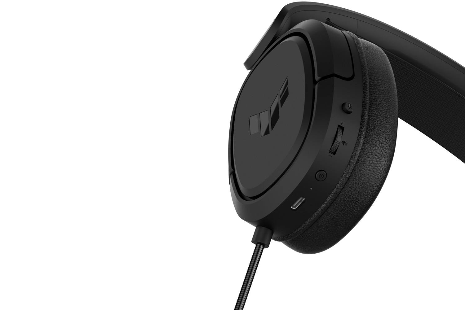ASUS TUF Gaming H1 Wireless Auricolare A Padiglione Nero con Audio Surround 7.1 e Connessione USB-C