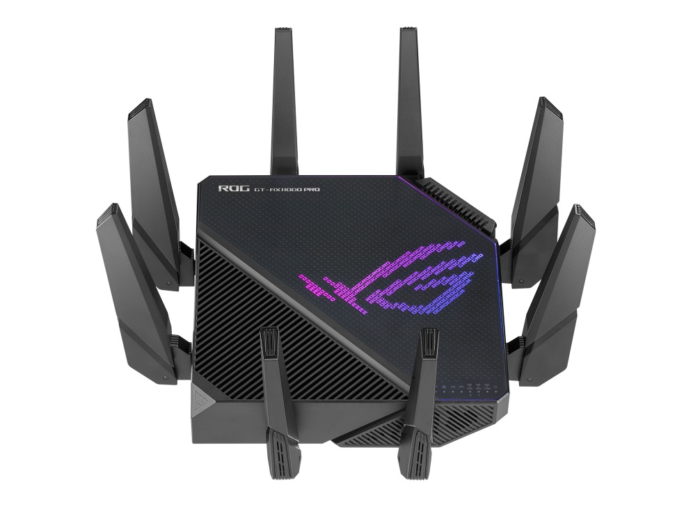 ASUS ROG Rapture GT-AX11000 Pro Router Wireless Tri Band Wi-Fi 6 Gigabit Ethernet 2.4 GHz/5 GHz/5 GHz Nero