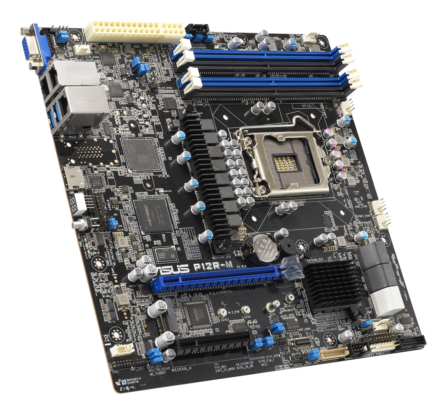 ASUS P12R-M Scheda Madre Intel C252 LGA 1200 micro ATX - Compatibile con Intel Pentium e Xeon E, Supporto DDR4 fino a 128 GB