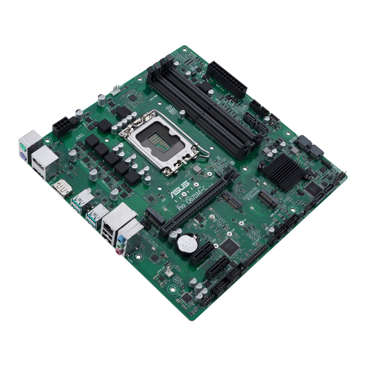 ASUS PRO Q670M-C-CSM Scheda Madre Micro ATX Intel Q670 LGA 1700 con supporto DDR5 e porte USB-C/HDMI