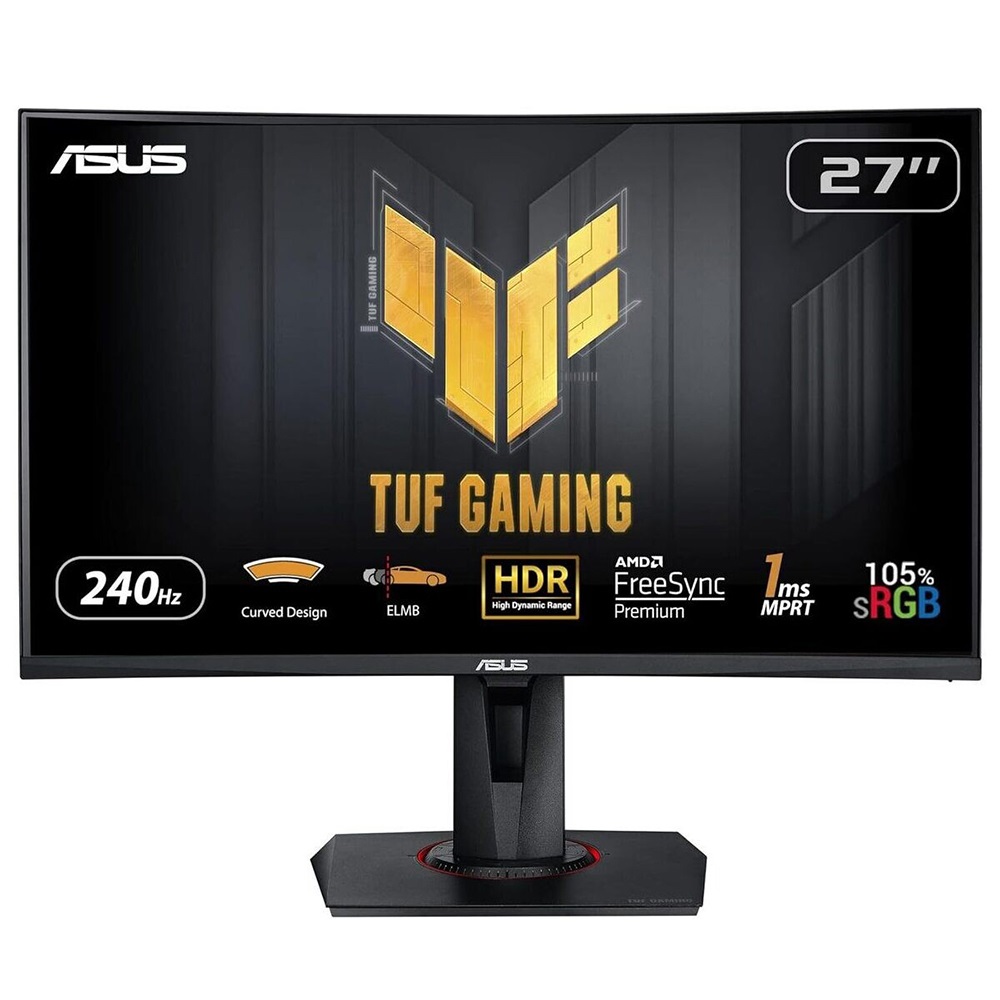 ASUS TUF Gaming VG27VQM Monitor Curvo 27