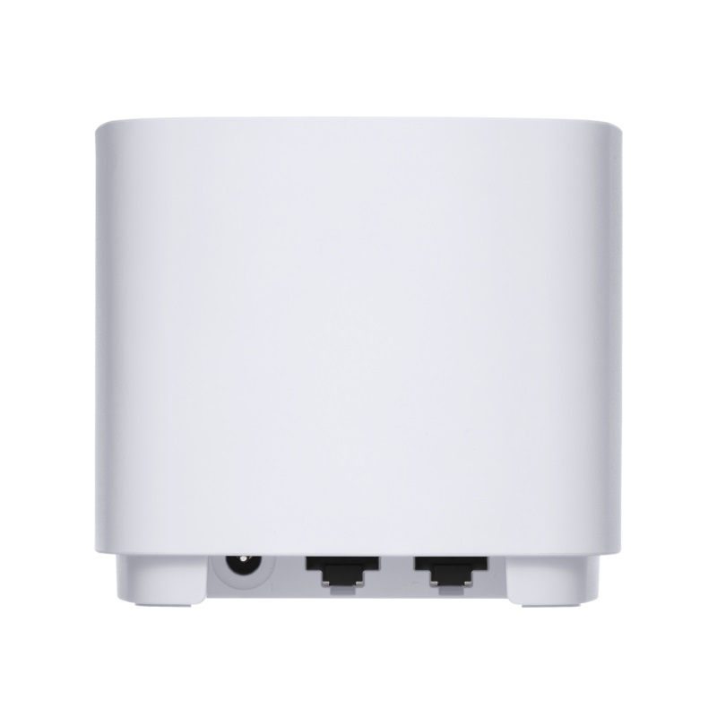 ASUS ZenWiFi XD4 Plus - Set di 3 Router Mesh WiFi 6 AX1800 Bianco, Dual-band (2.4 GHz/5 GHz), Fino a 445 m², AiMesh, AiProtection, Controllo Parentale
