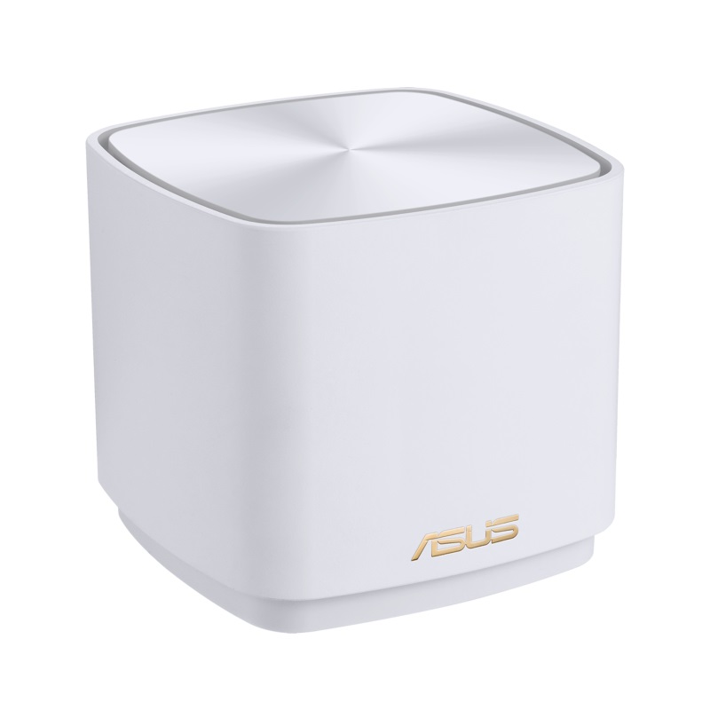 ASUS ZenWiFi XD4 Plus - Set di 3 Router Mesh WiFi 6 AX1800 Bianco, Dual-band (2.4 GHz/5 GHz), Fino a 445 m², AiMesh, AiProtection, Controllo Parentale