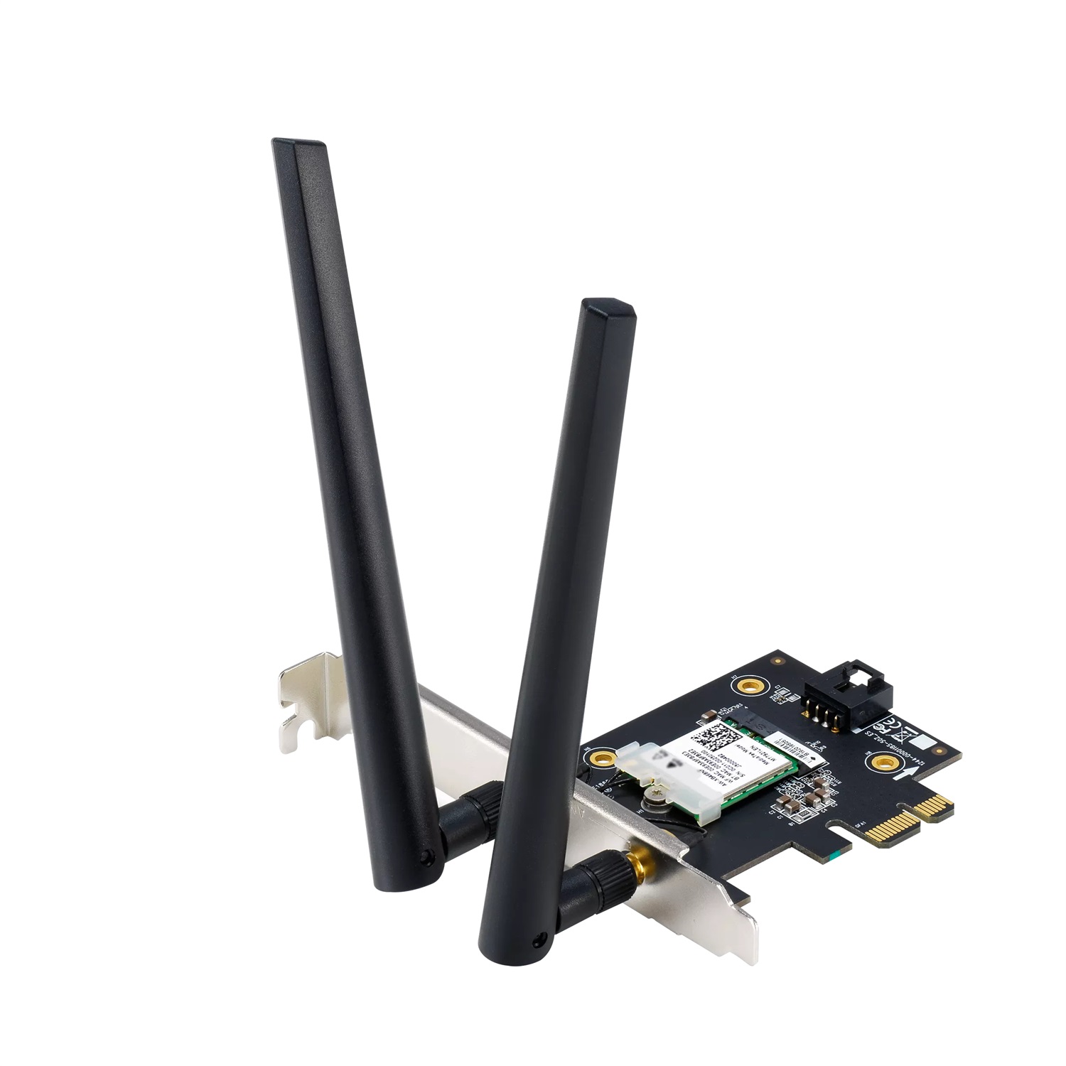 ASUS PCE-AXE5400 Scheda WiFi 6E PCI-E Interna con 2 Antenne Esterne, 5400 Mbps, Tri Band, Bluetooth 5.2, Sicurezza WPA3, OFDMA e MU-MIMO