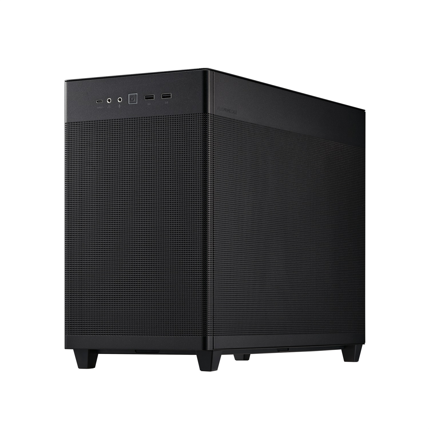 ASUS Prime AP201 MicroATX Mini Tower Nero - Case con Design Mesh, Supporto Dissipatori fino a 360mm e Schede Grafiche fino a 338mm
