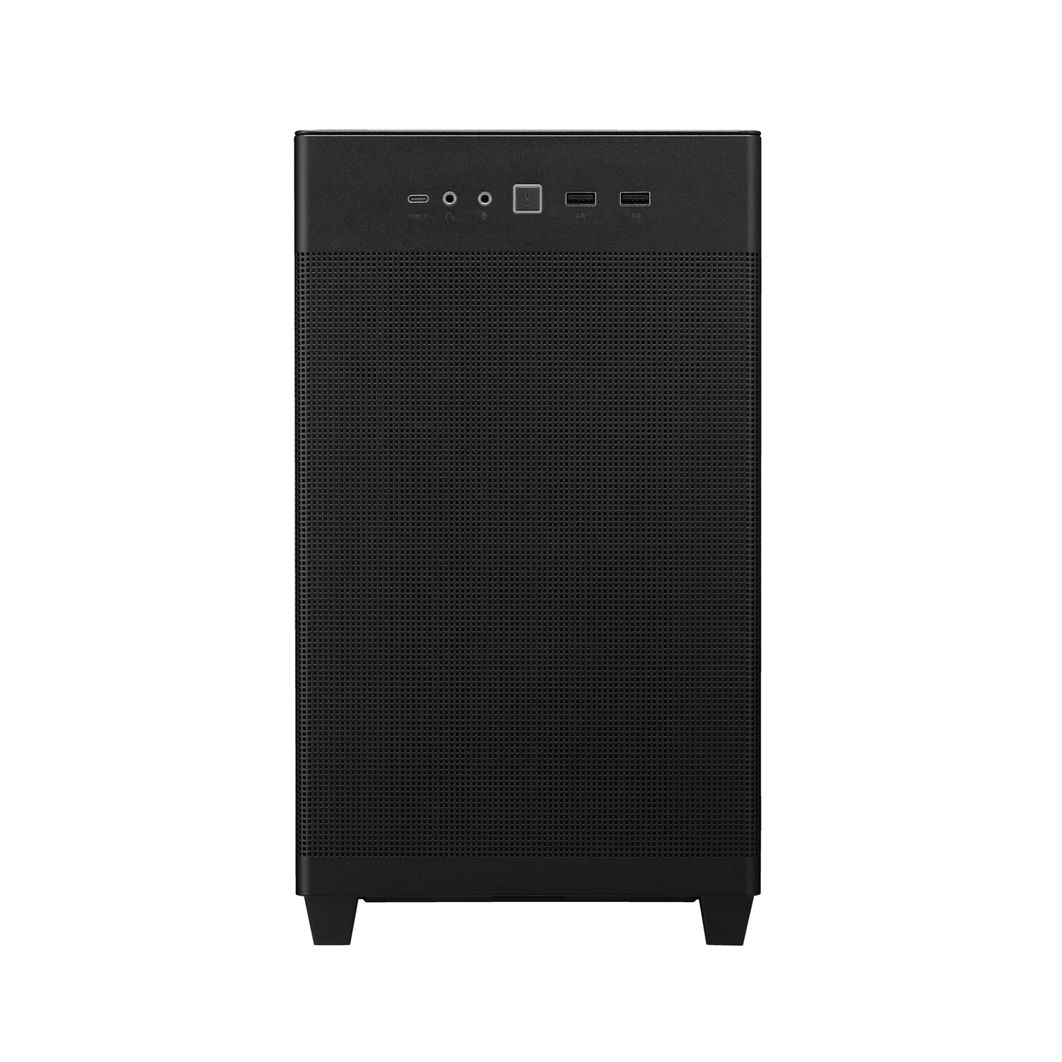 ASUS Prime AP201 TG Mini Tower Case Nero con Vetro Temperato, Micro-ATX e Mini-ITX, 1 Ventola da 120mm Inclusa, Supporto per Dissipatori fino a 360mm
