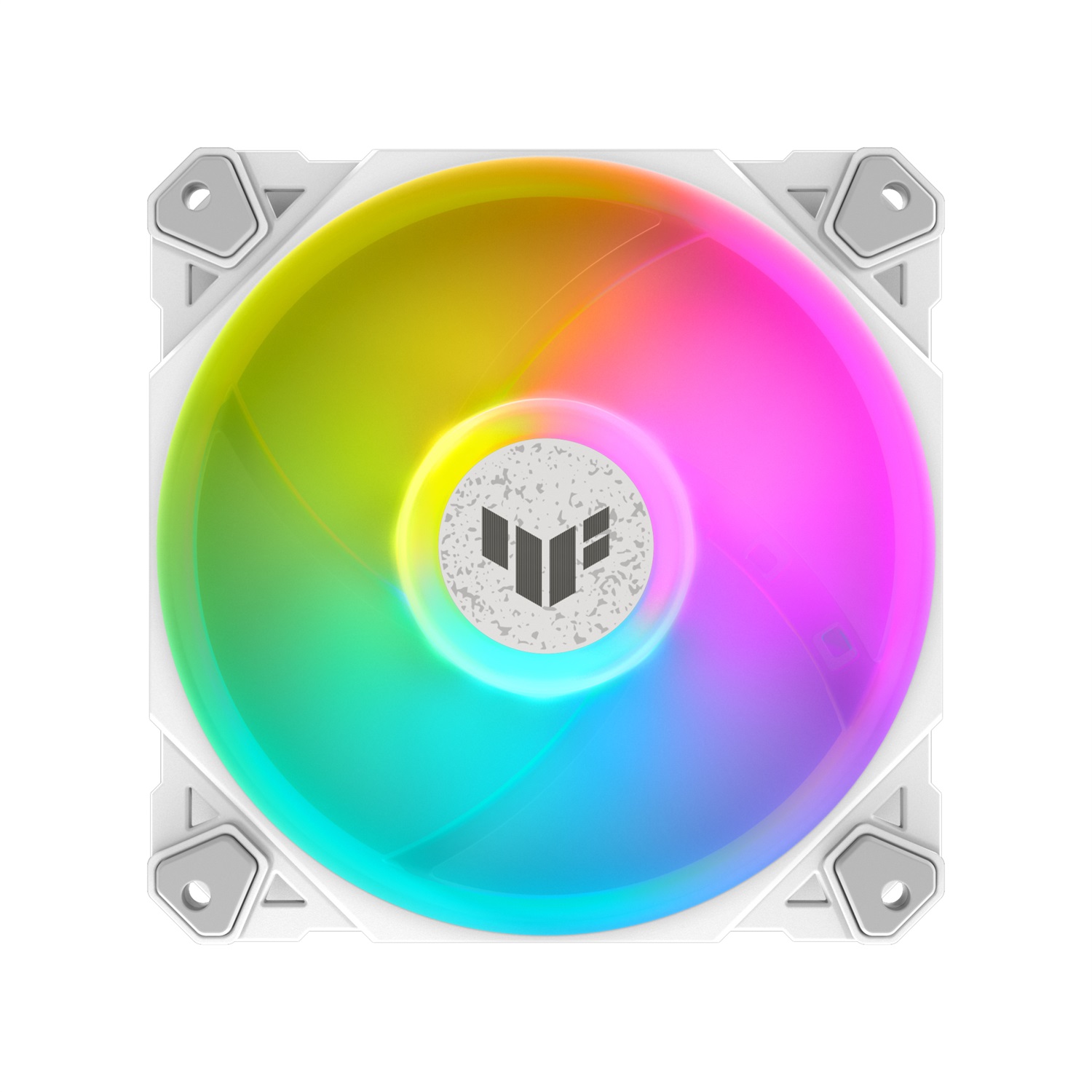 ASUS TUF GAMING TF120 ARGB WHITE EDITION Ventola 120mm con Illuminazione ARGB, Raffreddatore d'aria, 250-1900 Giri/min, 29 dB, Bianco