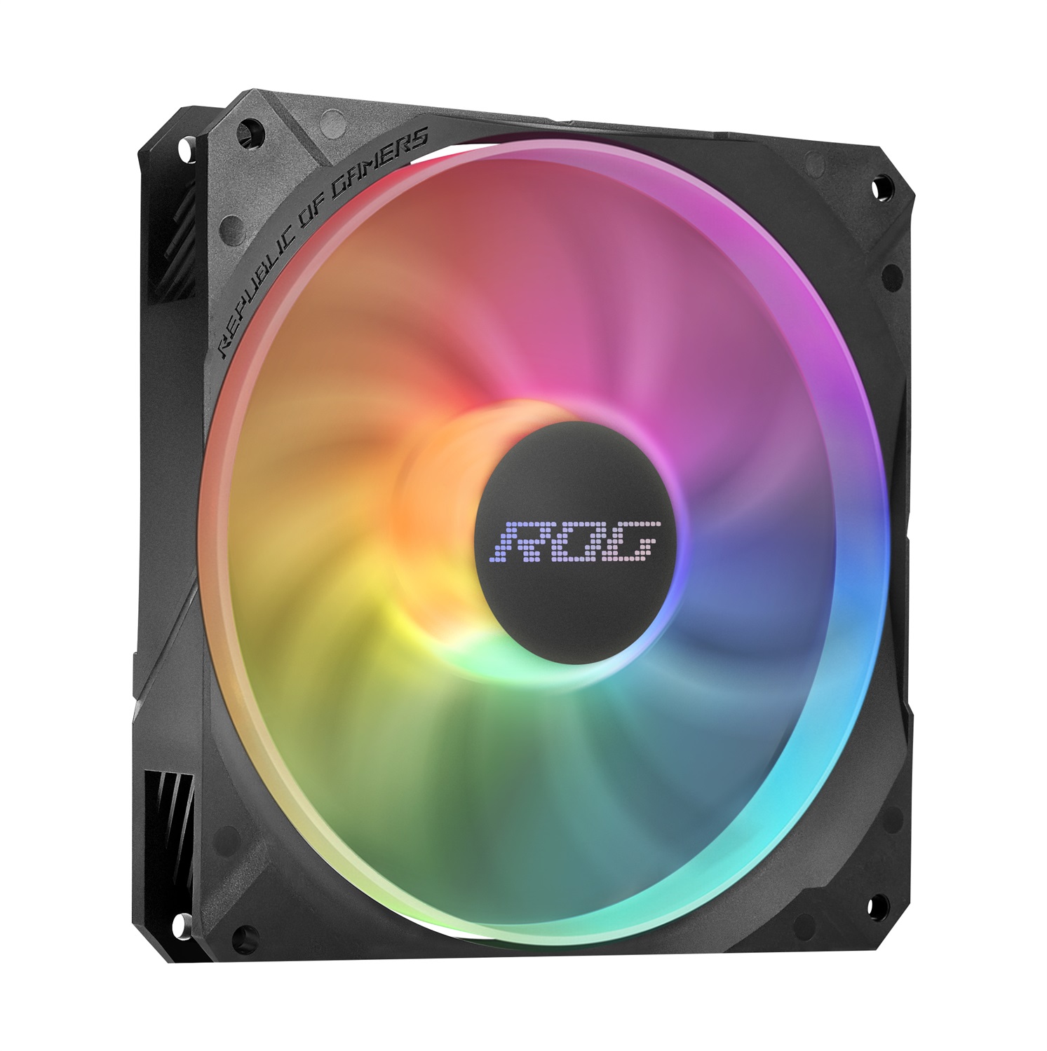 ASUS ROG Strix LC II 280 ARGB Raffreddatore a liquido all-in-one per CPU con Aura Sync, 2 ventole RGB da 140 mm, supporto Intel LGA 1150/2066 e AMD AM4/TR4, Nero