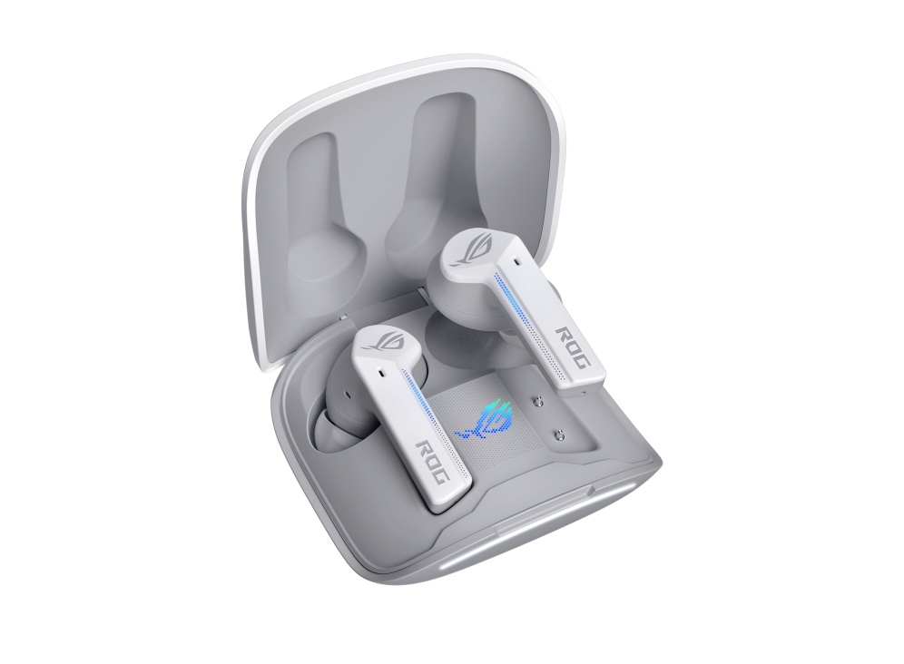 ASUS ROG Cetra True Wireless Moonlight White Cuffie Gaming In-ear Bluetooth TWS con Microfono e Resistenza IPX4
