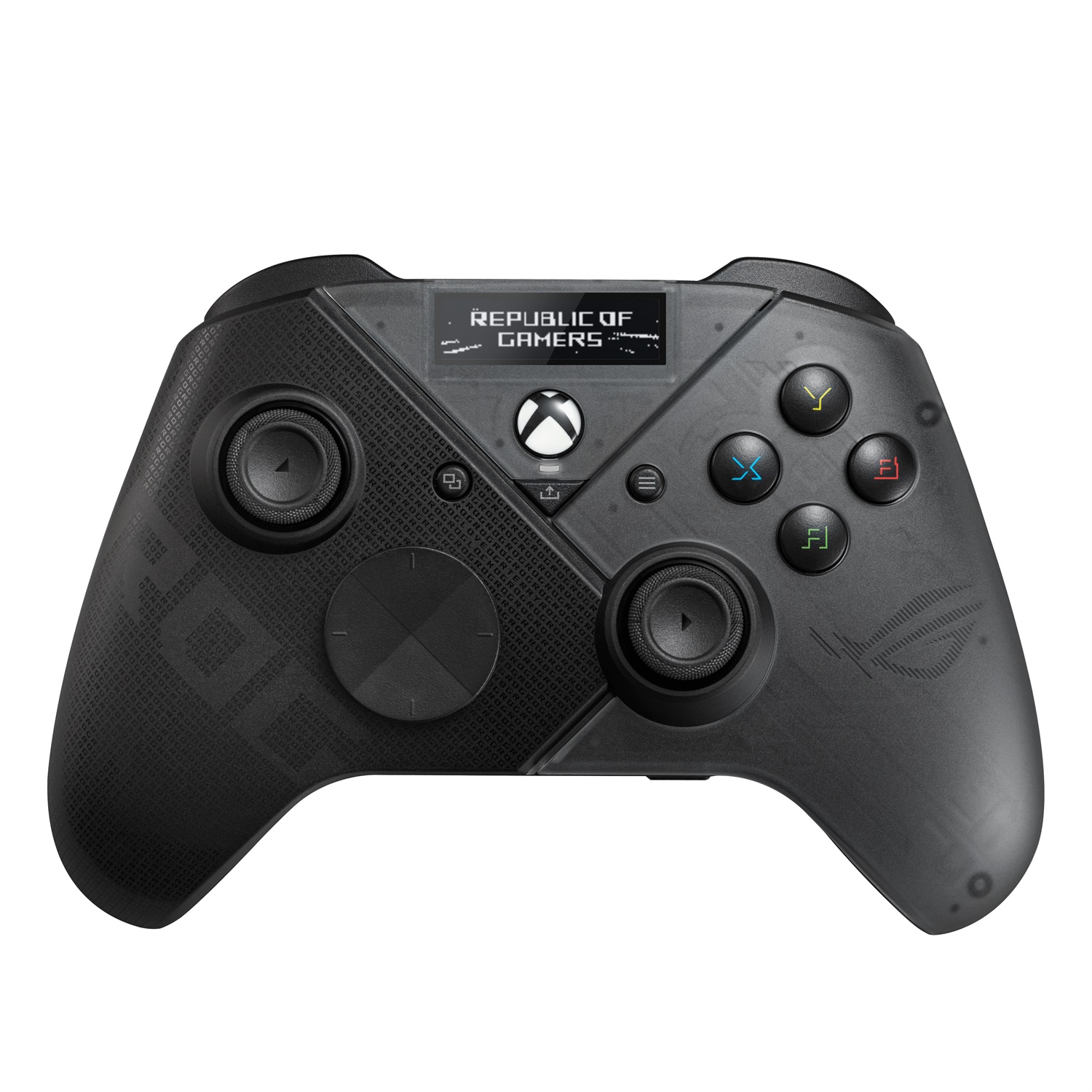 ASUS ROG Raikiri Pro Nero - Gamepad Wireless con Display OLED, Bluetooth/USB-C, Compatibile con PC e Xbox (One, One S, One X, Series S, Series X)