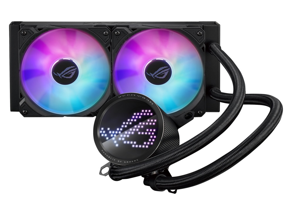 ASUS ROG Ryuo III 240 ARGB Kit di Raffreddamento a Liquido All-in-One con Ventole ROG RGB, 12 cm, 2200 Giri/min, Nero