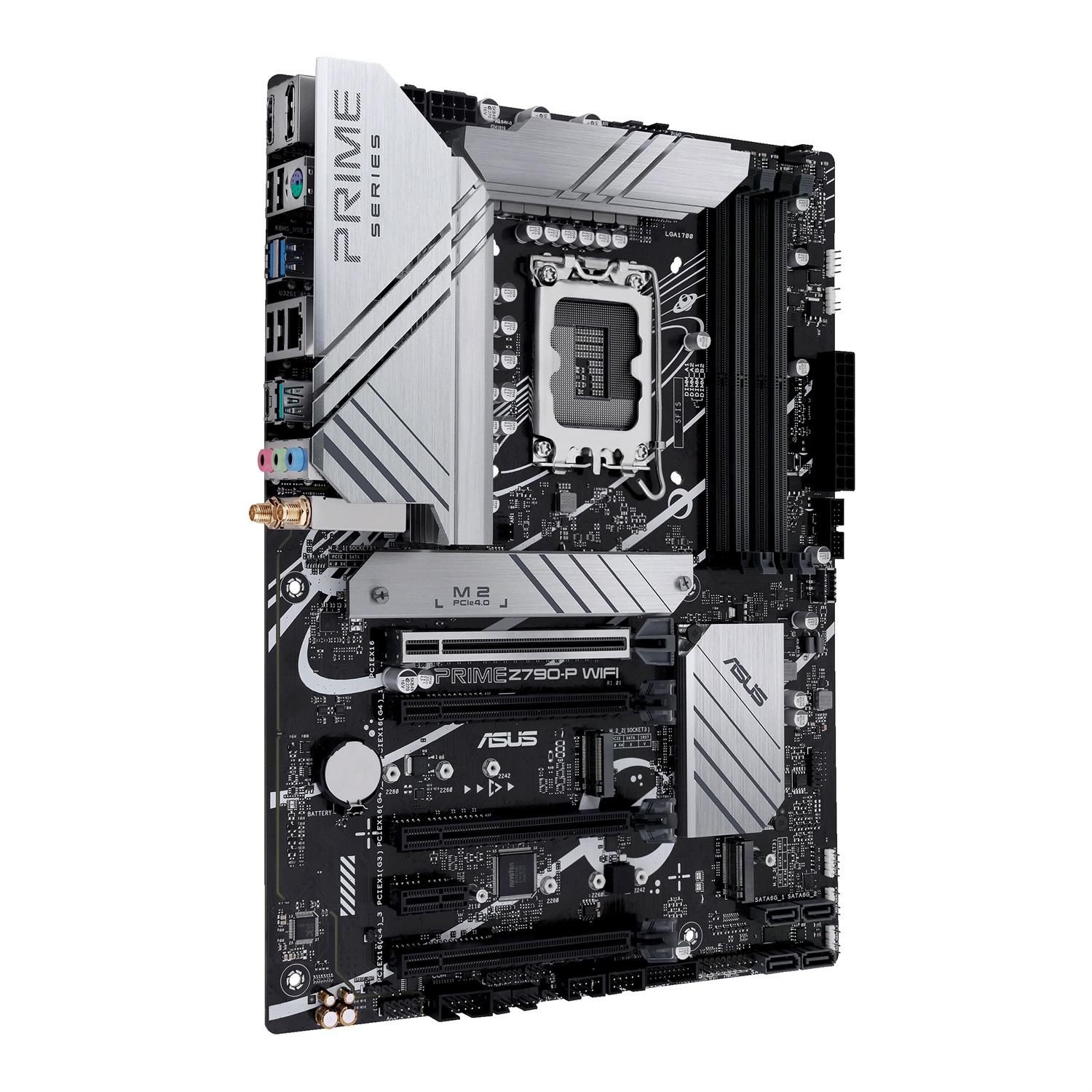 ASUS PRIME Z790-P WIFI Scheda Madre ATX Intel Z790 LGA 1700 con DDR5, PCIe 5.0, WiFi 6, Realtek 2.5Gb Ethernet e Aura Sync RGB