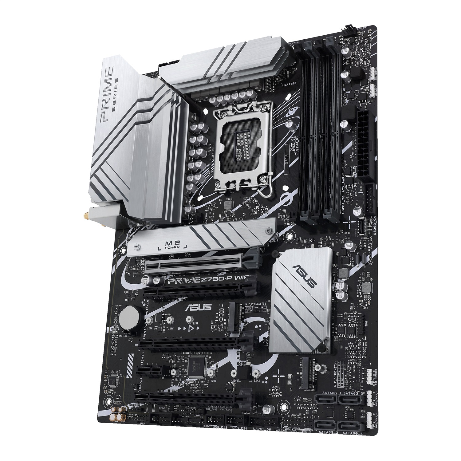 ASUS PRIME Z790-P WIFI Scheda Madre ATX Intel Z790 LGA 1700 con DDR5, PCIe 5.0, WiFi 6, Realtek 2.5Gb Ethernet e Aura Sync RGB