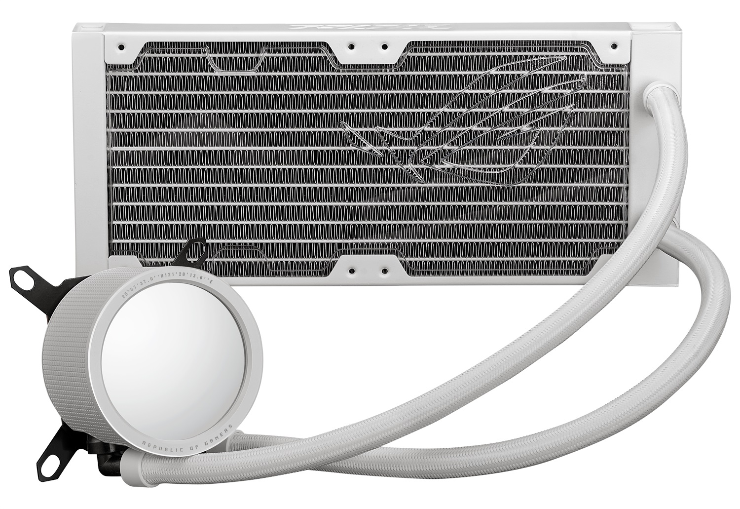ASUS ROG Ryuo III 240 ARGB White Edition - Kit di raffreddamento a liquido 12 cm, 2200 Giri/min, 36,45 dB, Bianco
