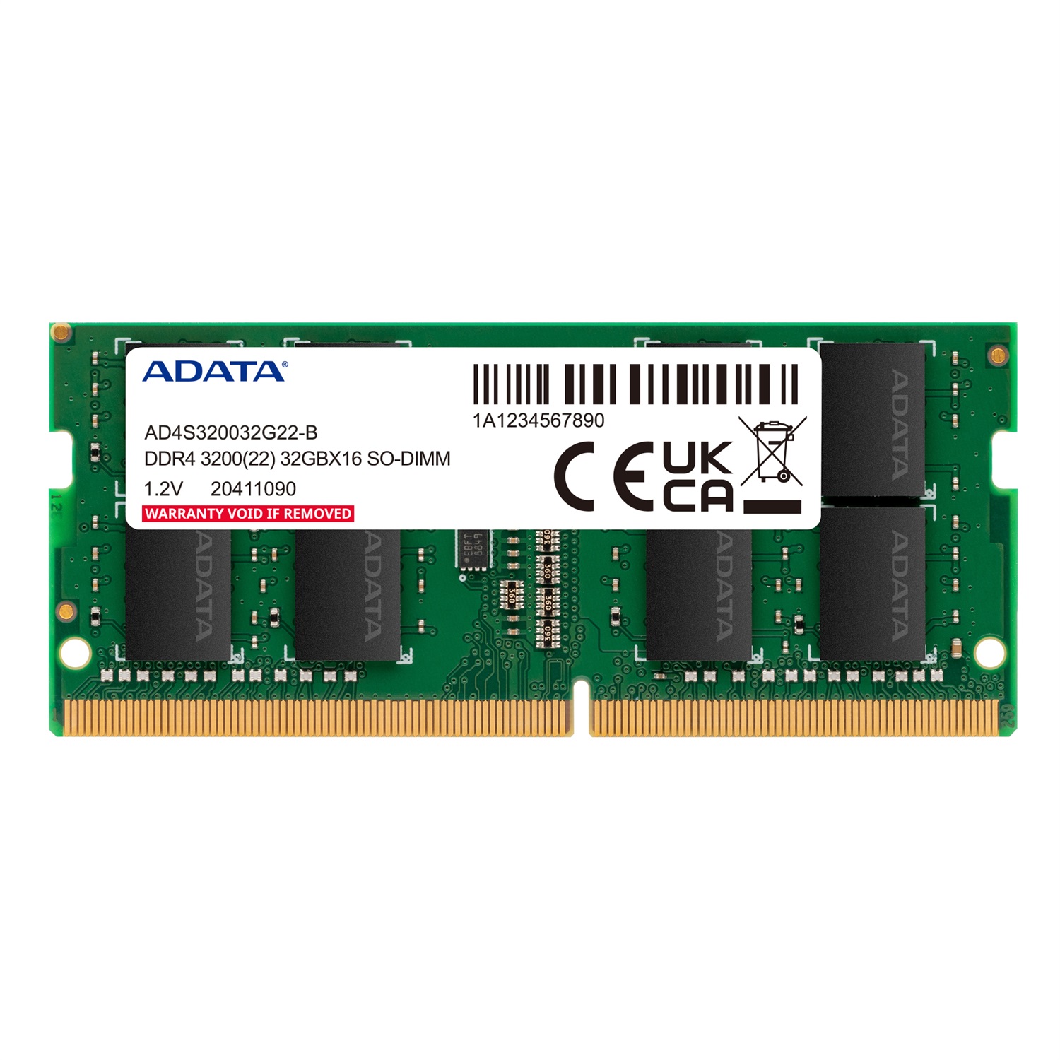 ADATA Memoria RAM 16GB (2x8GB) DDR4 3200MHz SO-DIMM per Laptop