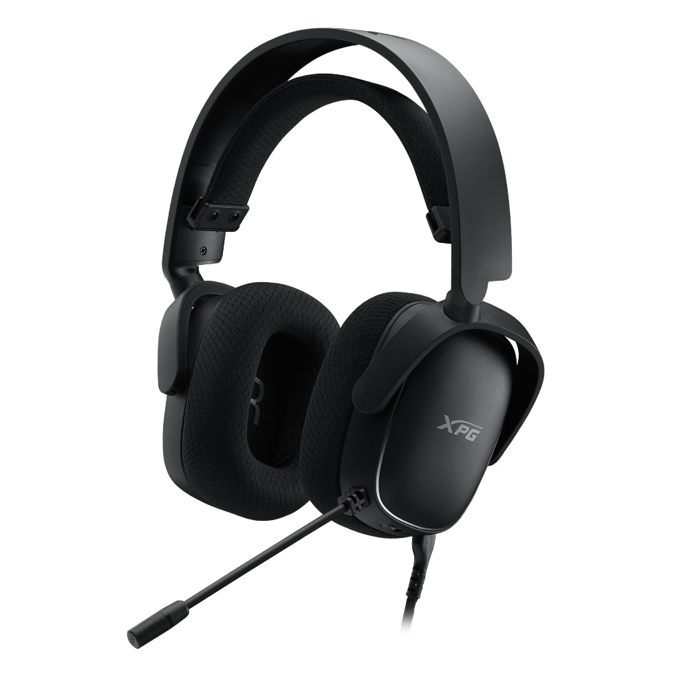 XPG PRECOG S Auricolare Cablato Gaming Nero - Driver 50mm, Suono Surround 3D, Superleggero, Jack 3,5mm