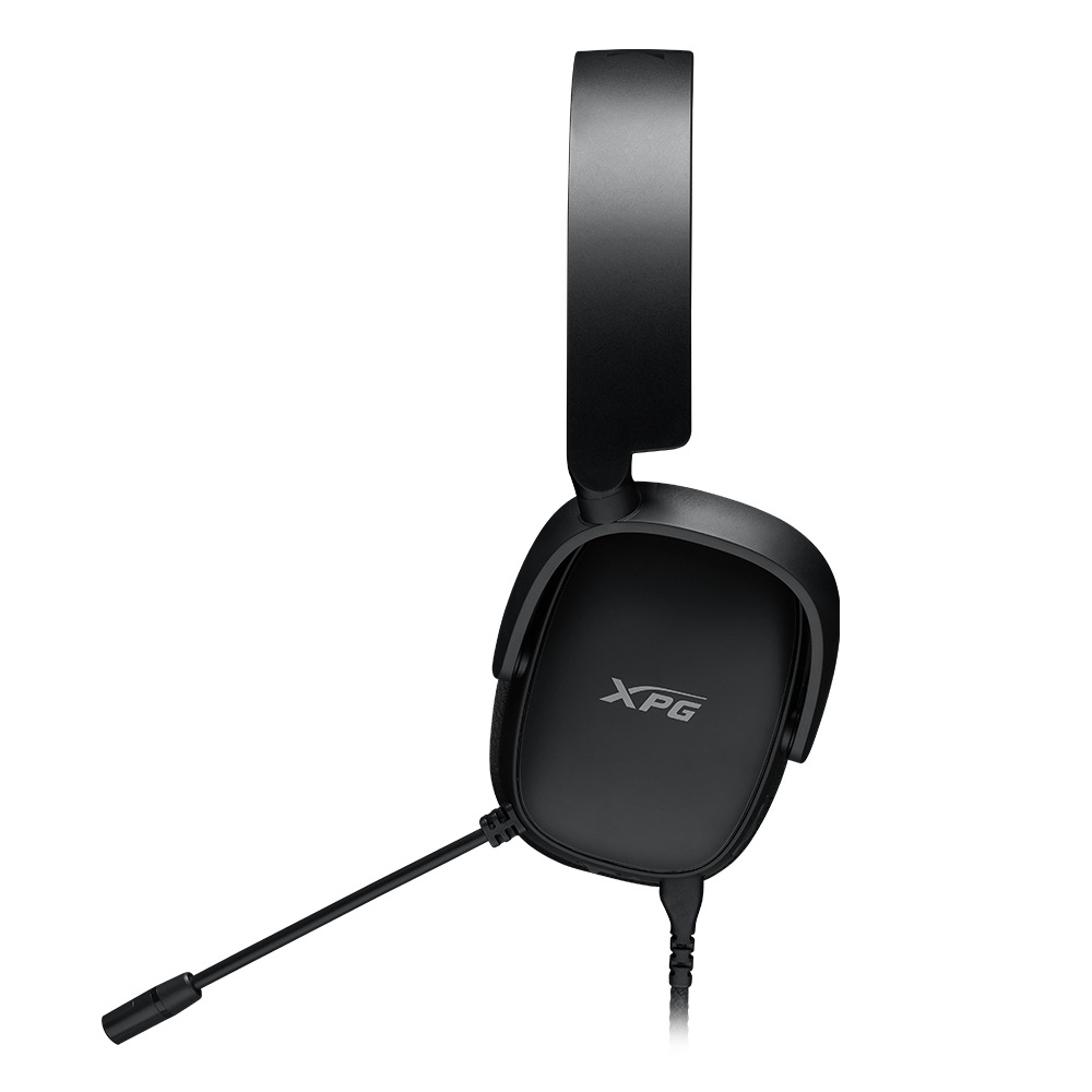 XPG PRECOG S Auricolare Cablato Gaming Nero - Driver 50mm, Suono Surround 3D, Superleggero, Jack 3,5mm