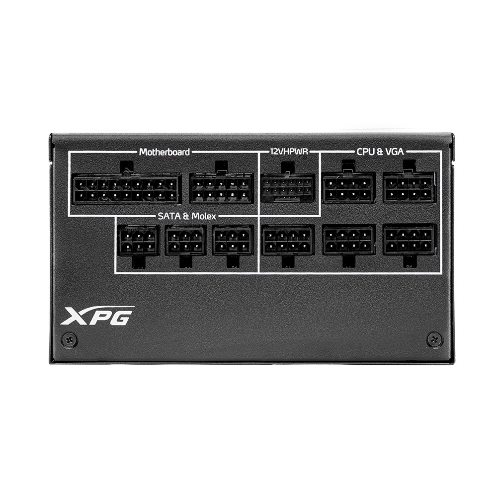 XPG CYBERCORE II 1000W Alimentatore Modulare ATX 80 PLUS Platinum con Connettore 12VHPWR e Ventola Nidec