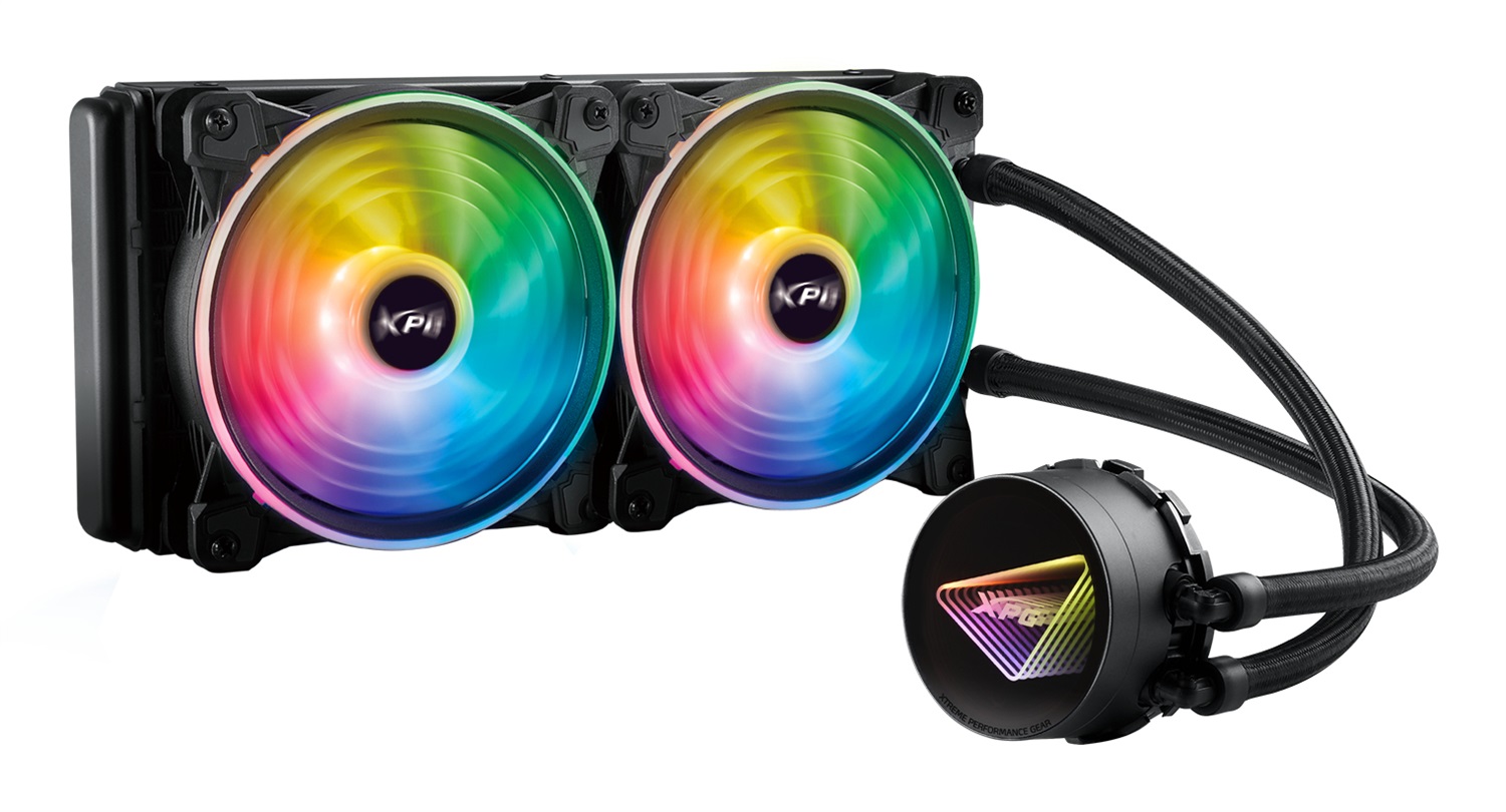 XPG LEVANTE X 240 Kit di Raffreddamento a Liquido 12 cm con Ventole ARGB - Nero