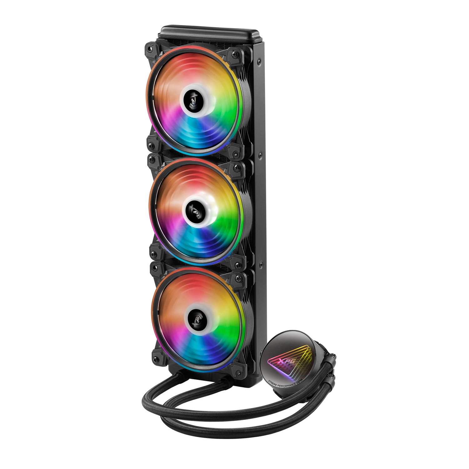 XPG LEVANTE X 360 Kit di Raffreddamento a Liquido ARGB 12 cm Nero - 600-2000 Giri/min, 18,17 dB