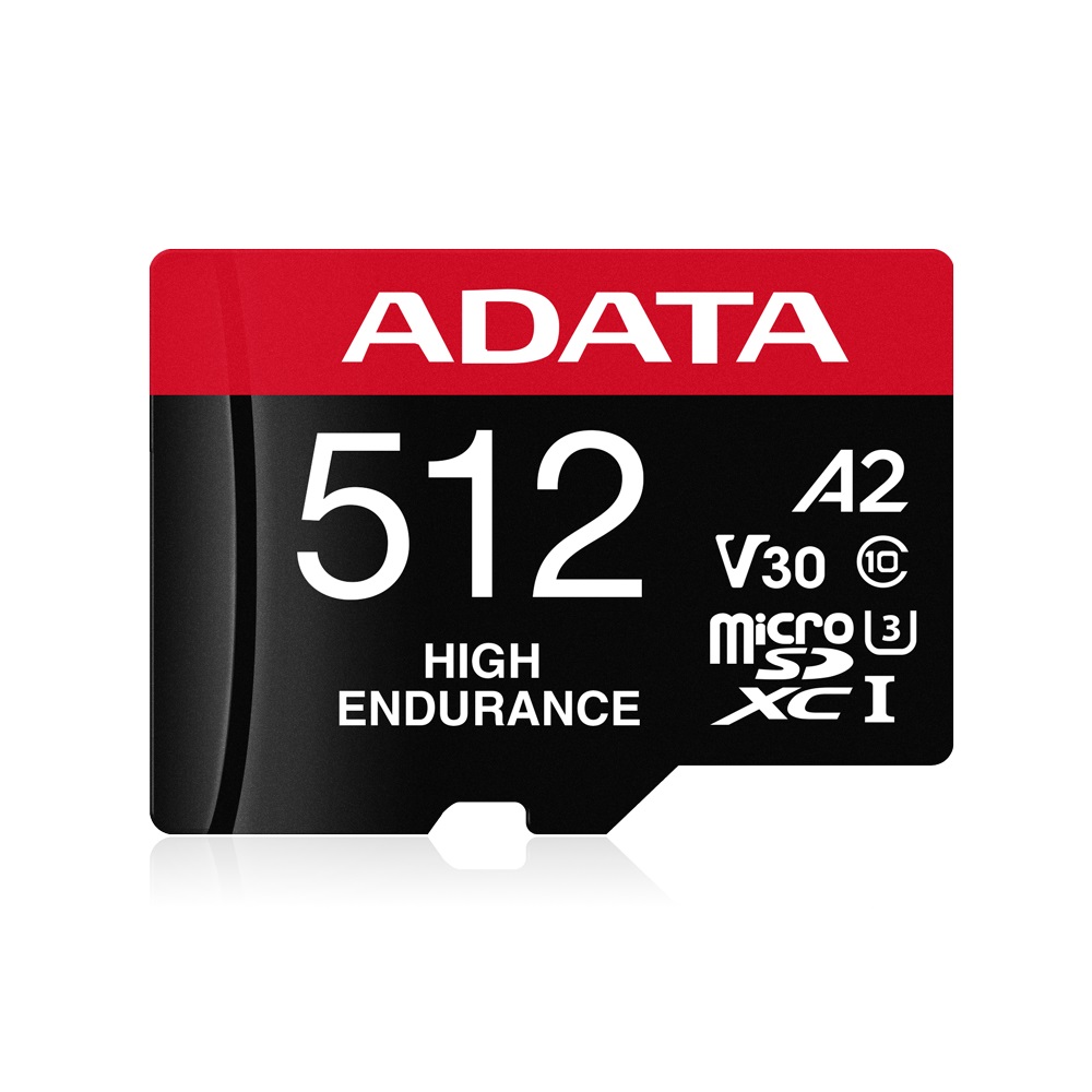 ADATA High Endurance 512 GB MicroSDXC UHS-I Classe 10 V30 A2 - Velocità di lettura 100 MB/s, scrittura 85 MB/s