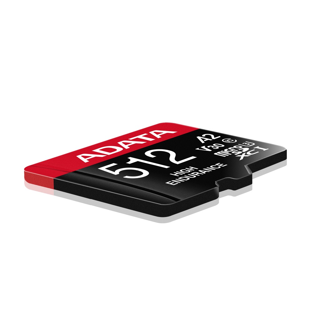 ADATA High Endurance 512 GB MicroSDXC UHS-I Classe 10 V30 A2 - Velocità di lettura 100 MB/s, scrittura 85 MB/s