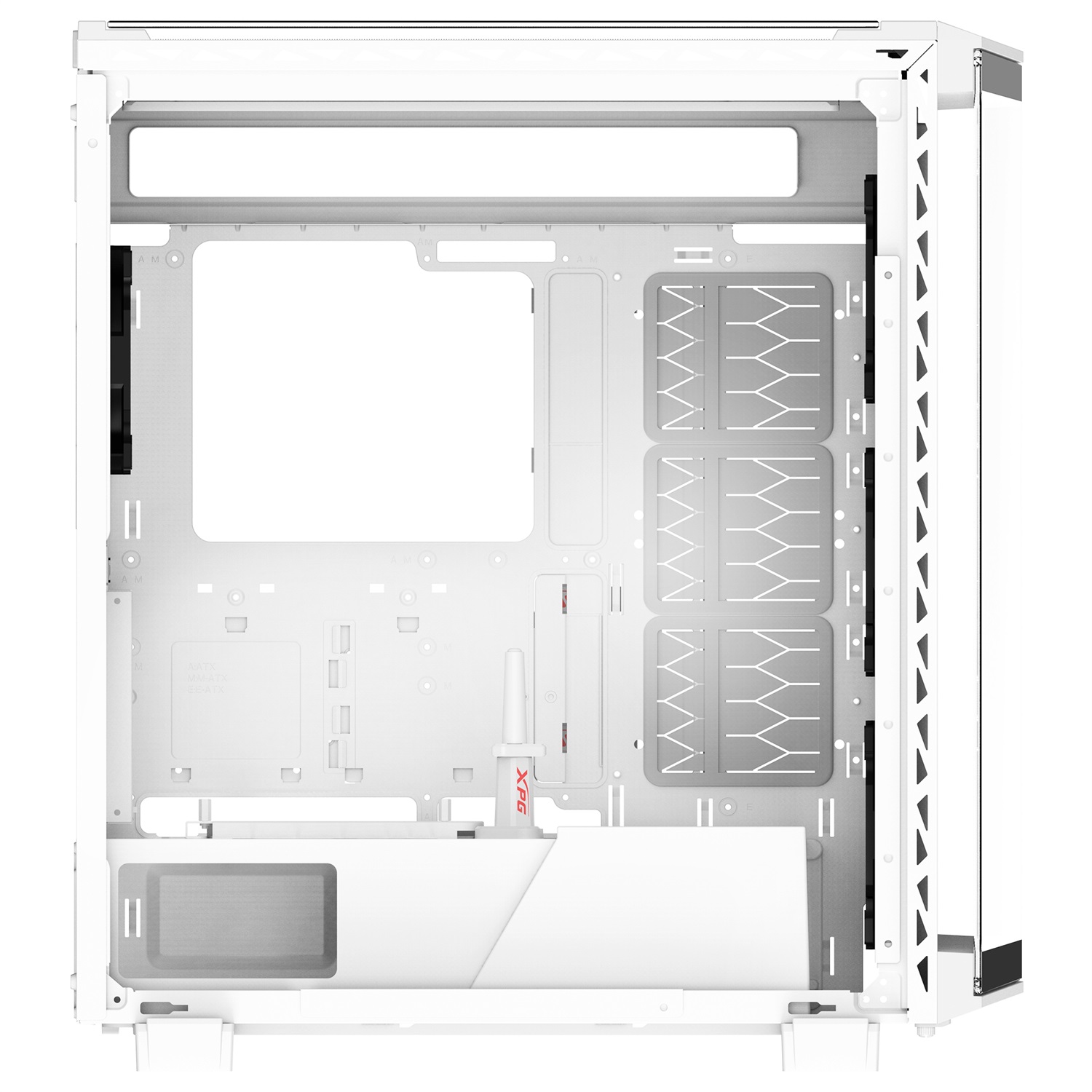 XPG BATTLECRUISER II ST Midi Tower ATX Bianco - Case Computer Desktop