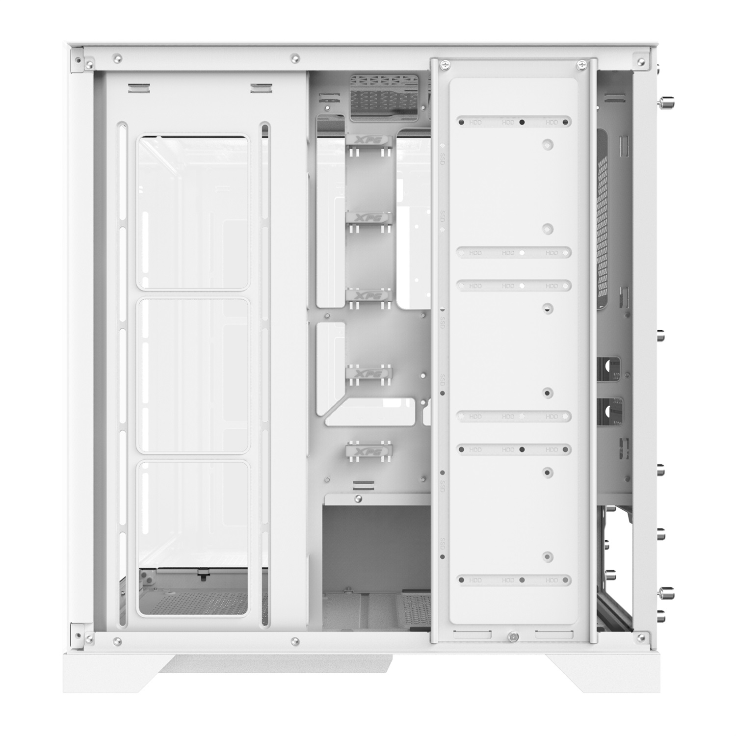 XPG INVADER X Midi Tower PC Bianco - Compatibile ATX, micro ATX, Mini-ITX, SPCC, Altezza CPU 17,5 cm