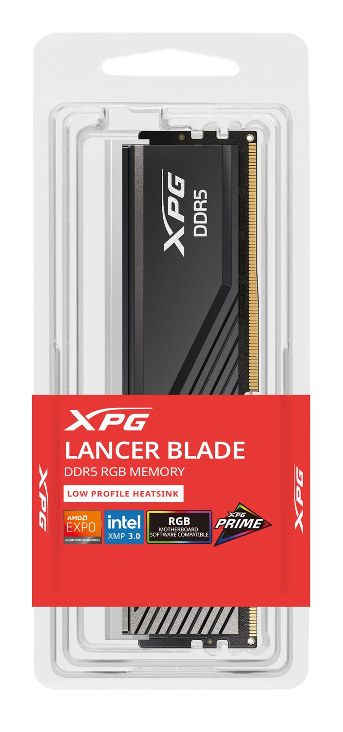ADATA Lancer Blade RGB DDR5 32GB 6000MHz - Memoria RAM con Dissipatore a Basso Profilo
