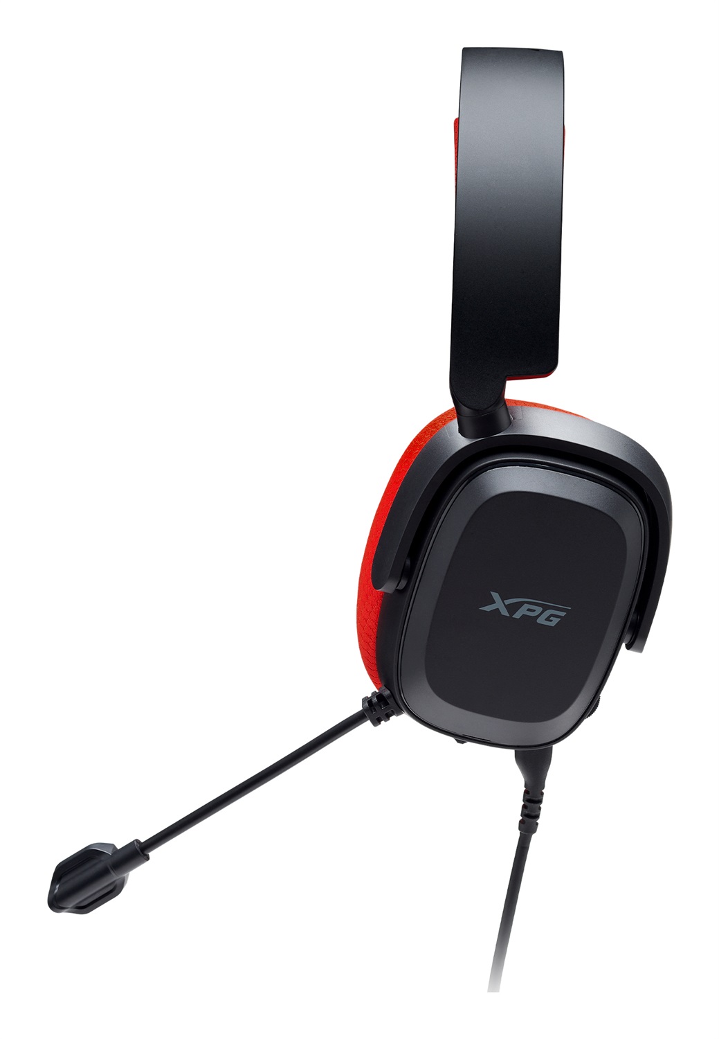 ADATA XPG PRECOG STUDIO - Cuffie da gioco Cablate con Suono Surround, Design Bilanciato, Nero/Rosso