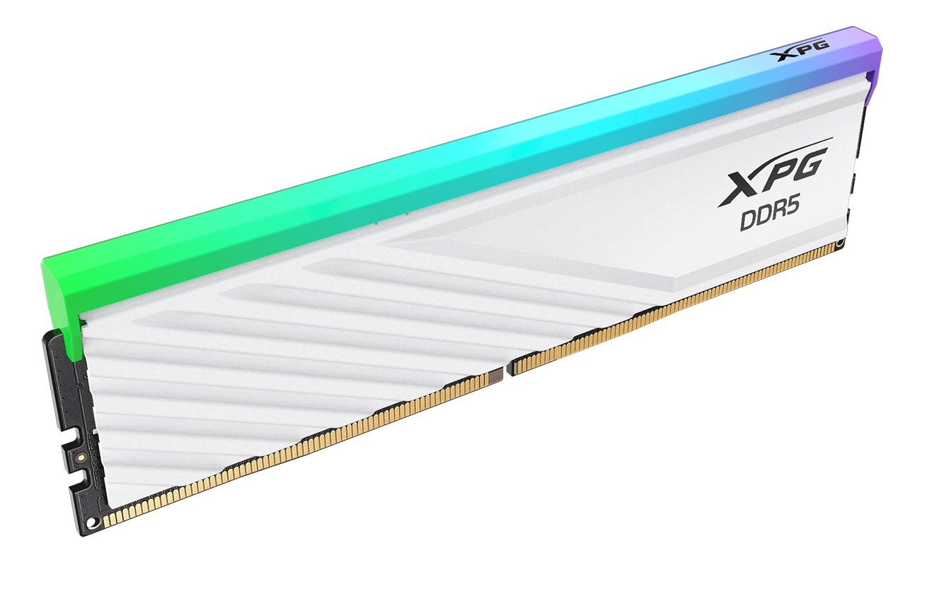 ADATA XPG Lancer Blade RGB DDR5 32 GB (2 x 16 GB) 6000 MHz CL48 - Memoria RAM Bianco con Intel XMP e AMD EXPO