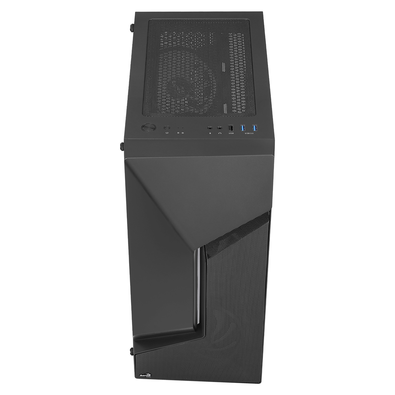 Aerocool SCAPEBKV3 Case Gaming ATX Midi Tower Nero con Frontale RGB LED, Vetro Temperato e 3 Ventole ARGB