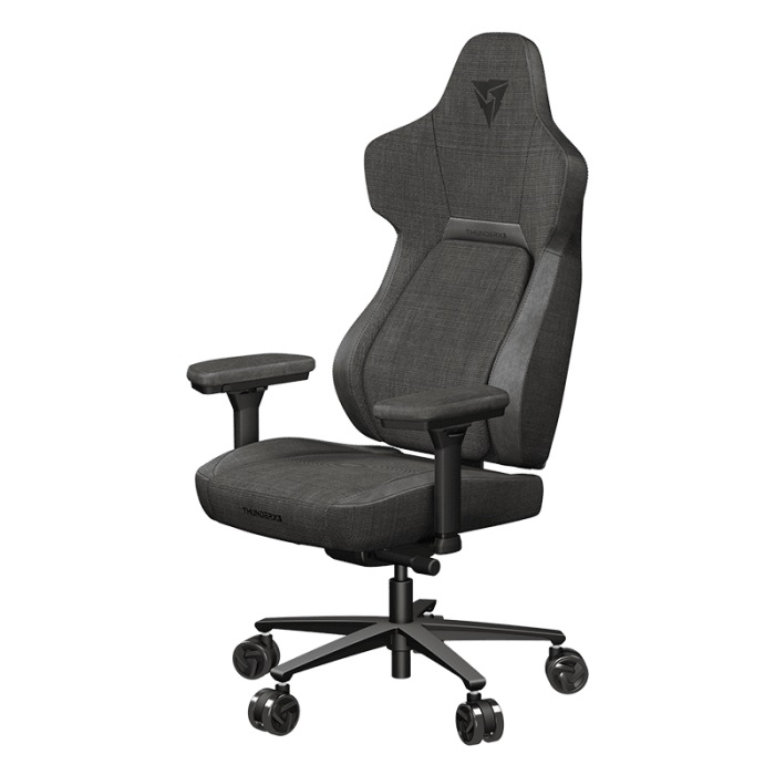 ThunderX3 CORE Loft Sedia da Gaming Universale con Seduta Imbottita, Reclinazione Sincrona, Nero